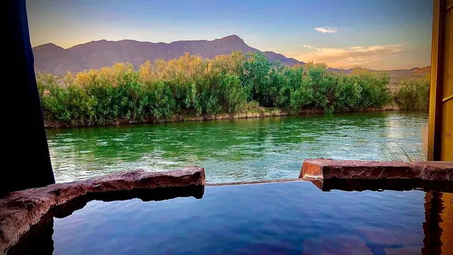 Riverbend Hot Springs, New Mexico.