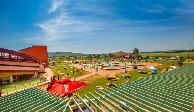 Outdoor pools and water slides — Volcano Medical and Adventure Bath
