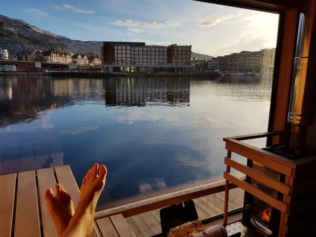 Heit Bergen Sauna at Marineholmen, Norway.