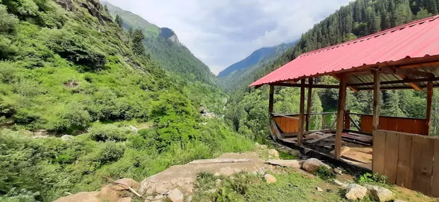 Kheer Ganga Hot Spring, India.