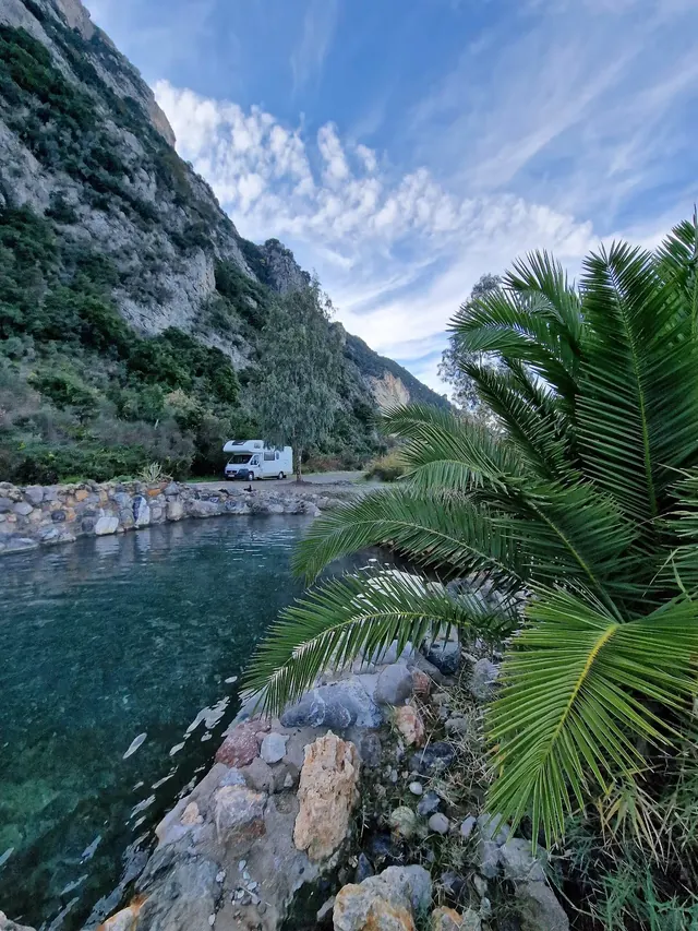 Kallyntika Springs (Aphrodite Springs), Greece.