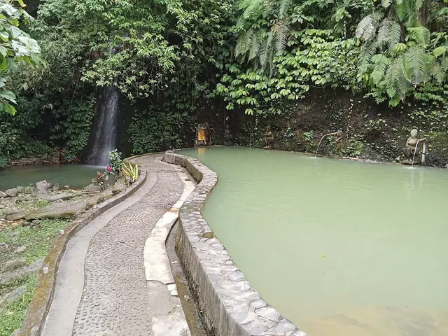 Angseri Hot Spring, Bali, Indonesia.