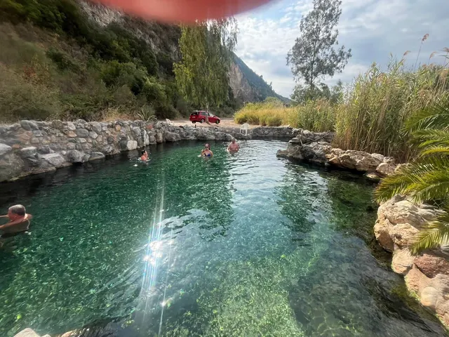 Koniaviti Baths (Thermal Pools), Greece.