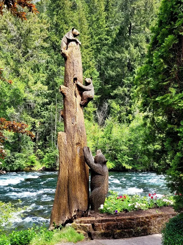 Belknap Hot Springs, Oregon.