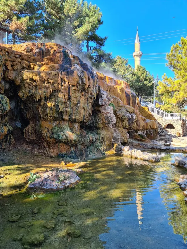 Sandikli Thermal Springs, Turkey.