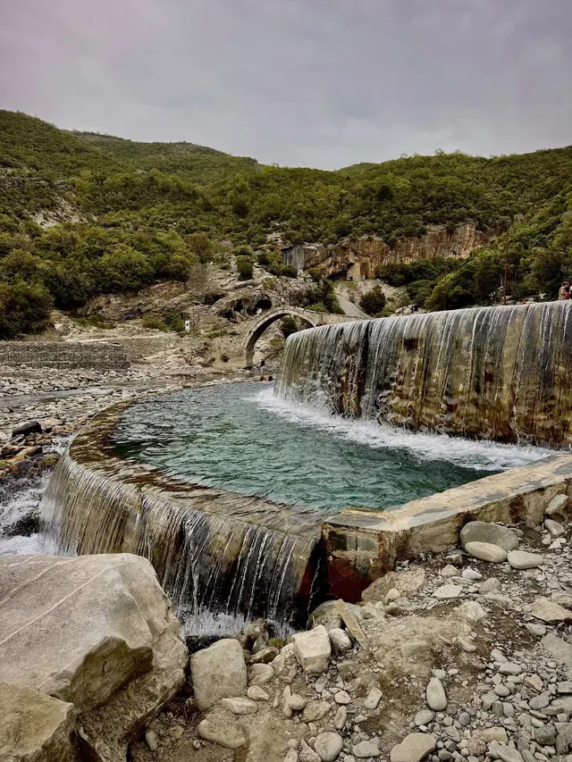 Hidraj Thermal Springs, Albania.