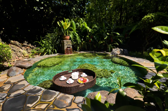 Japanese-style private onsen; confirm booking inclusions — Serena Resort Kim Boi