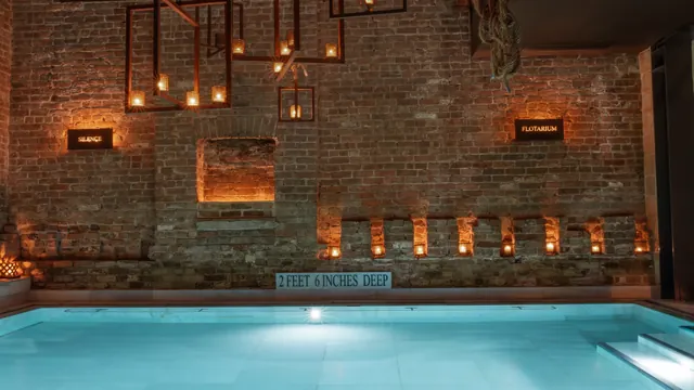 Brick-lined bathing pool — AIRE Ancient Baths New York Tribeca