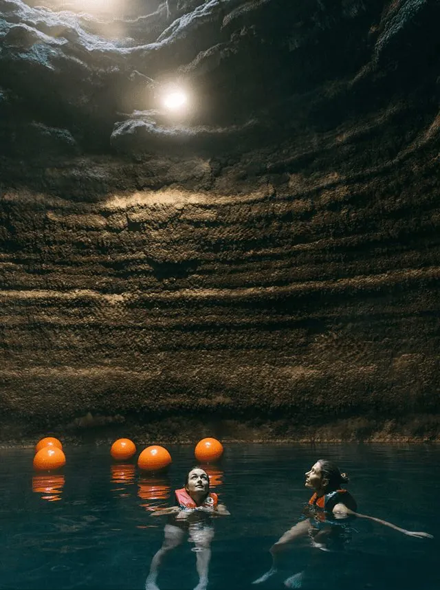 Crater pool interior — Homestead Crater