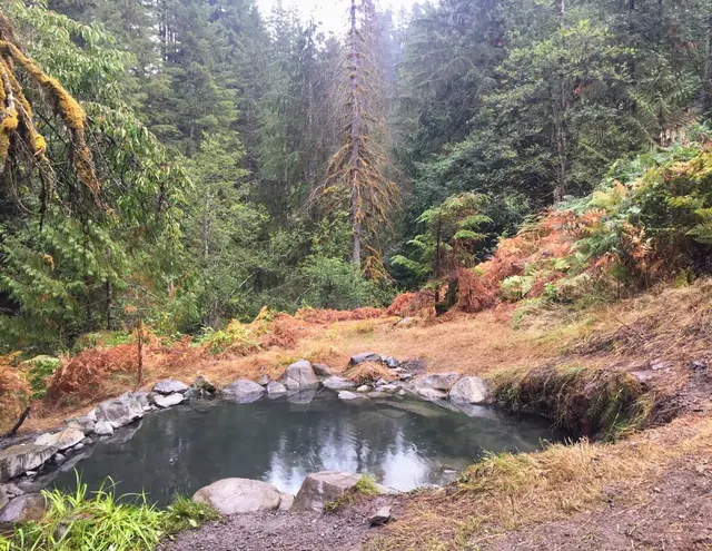 Olympic Hot Springs Washington - primitive geothermal pools in Olympic National Park near Port Angeles