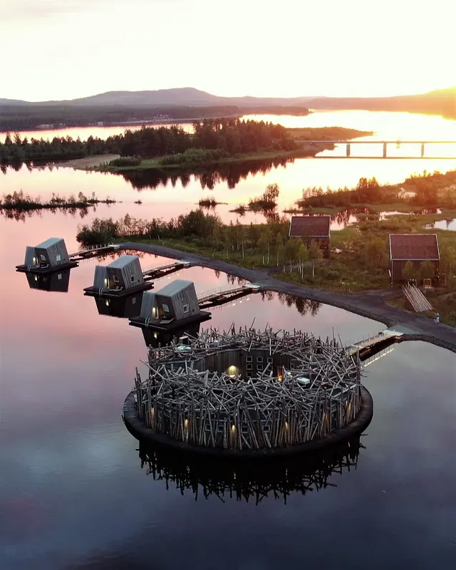 Arctic Bath, Sweden.