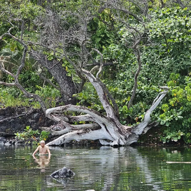 Pohoiki Warm Ponds, Hawaii.