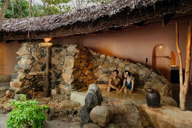 Spa building and water feature — I-Resort Hot Mineral Springs Nha Trang