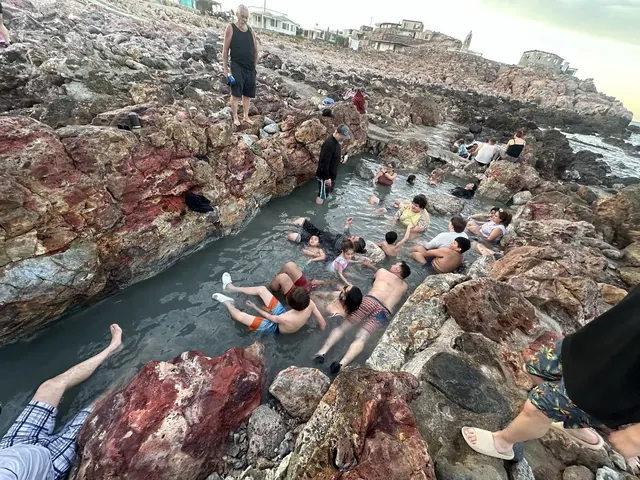 Puertecitos Hot Springs, Mexico.