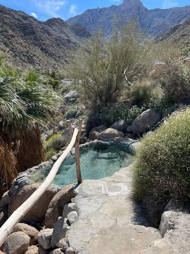 Guadalupe Canyon Oasis Hot Springs, Mexico.