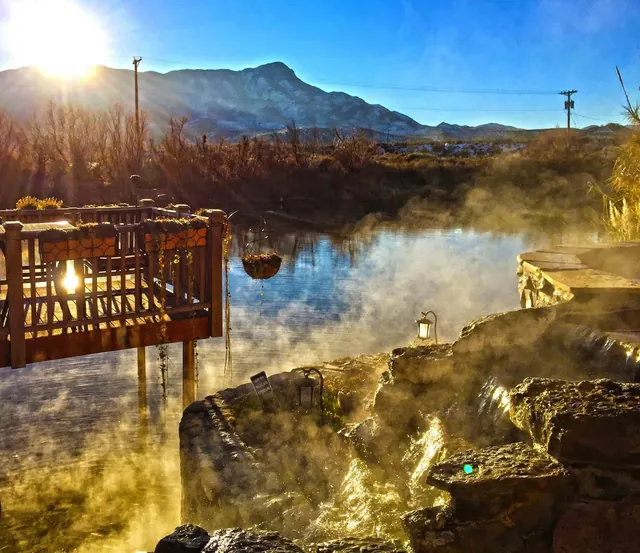 Riverbend Hot Springs, New Mexico.