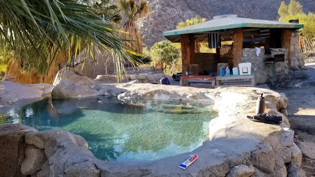 Guadalupe Canyon Oasis Hot Springs, Mexico.