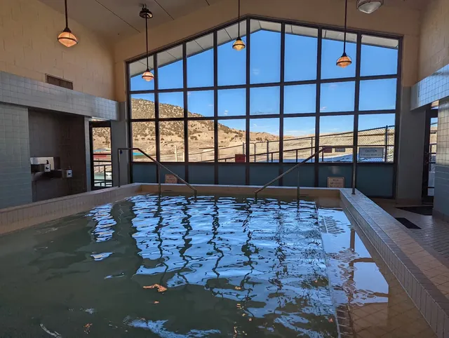 Hot Springs State Park Bath House (Free Public Facility), Wyoming.