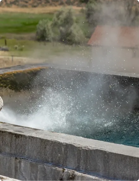 Outdoor bathing pool — Steamboat Hot Springs