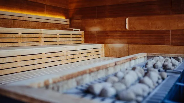 Sauna interior — Warmbad Villach