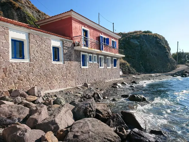 Eftalou Hot Springs (Bathhouse), Greece.