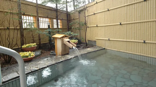 Indoor public bathing pool in the Noboribetsu district — Noboribetsu Onsen