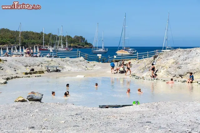 Thermal Springs at Vulcano Island