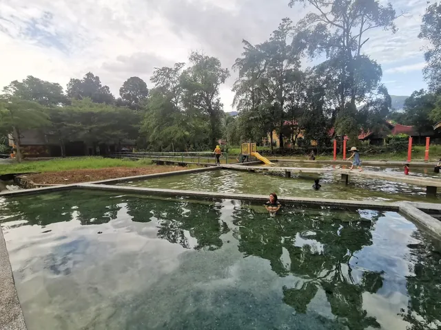 Hulu Tamu Hot Springs, Malaysia.