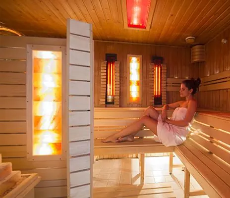Sauna interior — Sarvar Spa and Wellness Centre