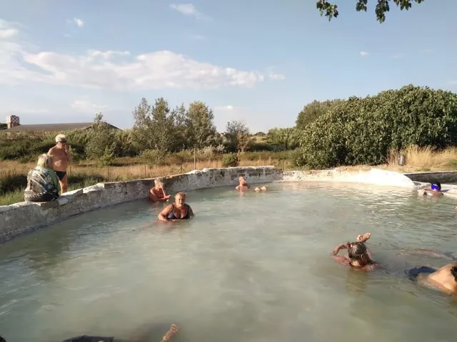 Bullicame Hot Springs, Italy.