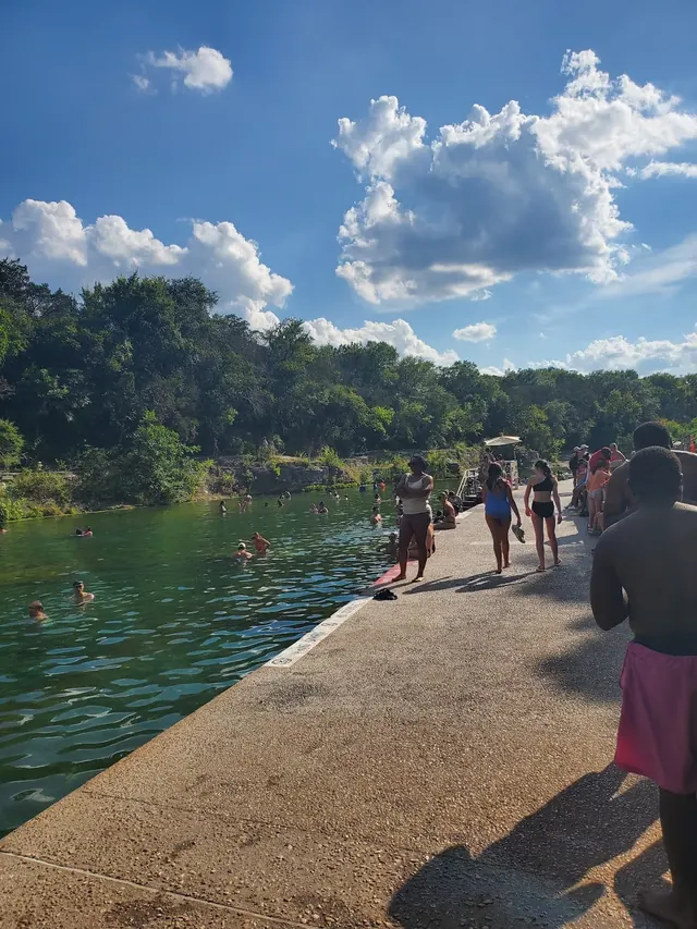 Barton Springs Pool, Texas.
