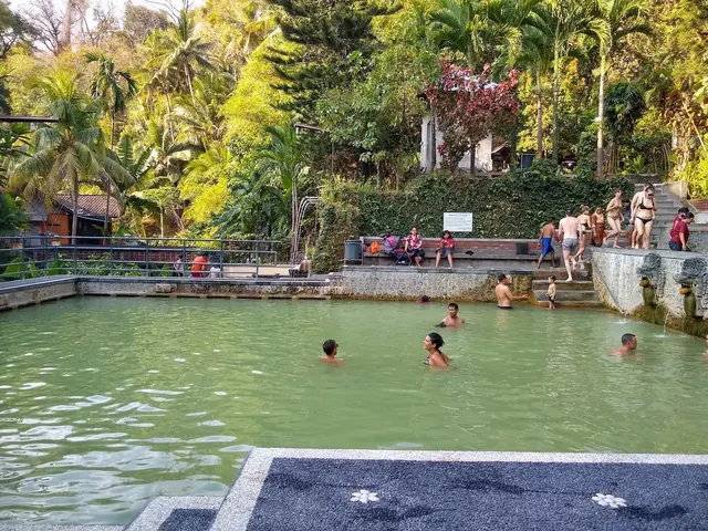 Banjar Hot Springs, Bali, Indonesia.