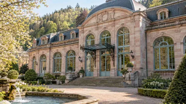 Historic thermal spa exterior — Plombières-les-Bains (Calodae Spa)
