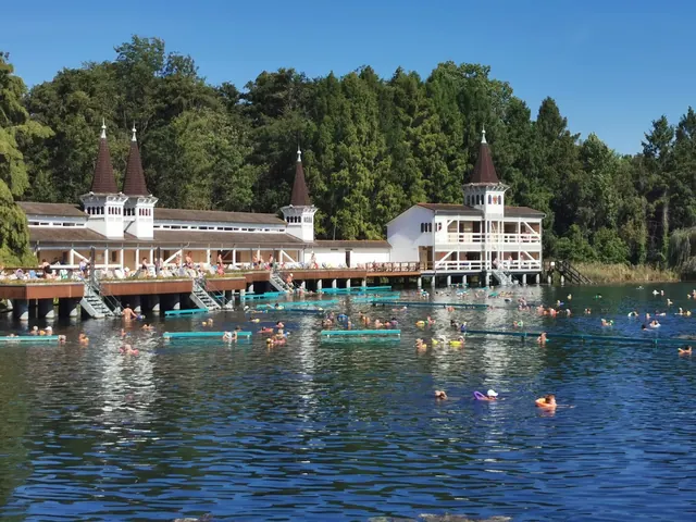 Lake Heviz, Hungary.