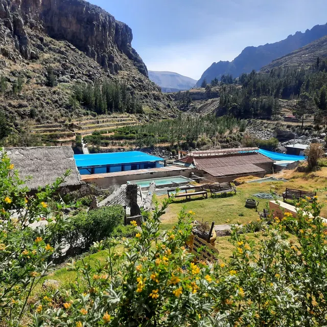 Complejo Turistico Banos Termales La Calera, Peru.