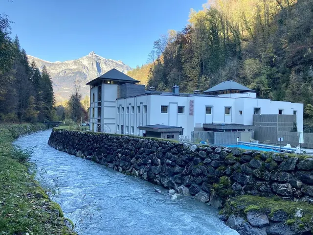 Thermes de Saint-Gervais Mont-Blanc, France.