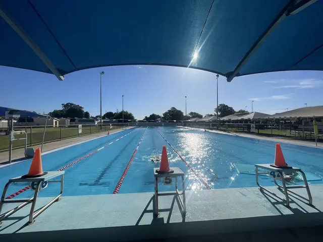 St George Aquatic Centre artesian baths, Australia.