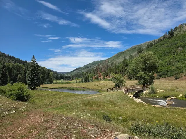 green mountain valley on the way to geyser warm spring colorado