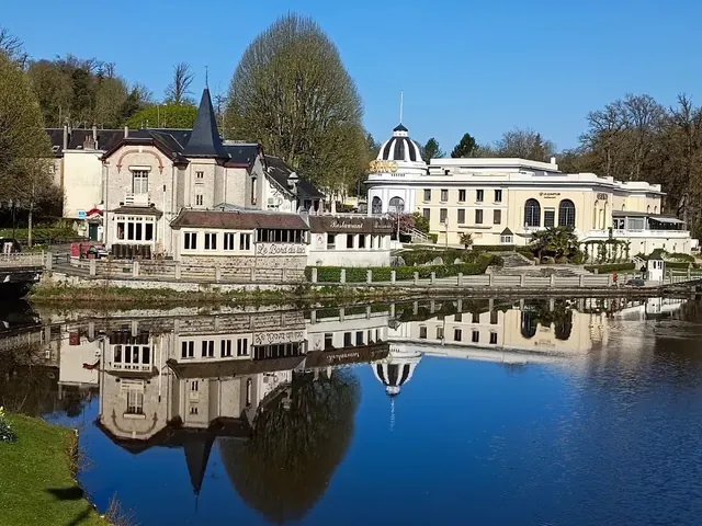 Bagnoles-de-l'Orne Thermal Spa, France.